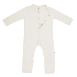 New Kyte Baby Romper in Oat