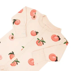 Clearance Kyte Baby Romper in Peach