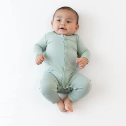 Best Kyte Baby Romper in Sage