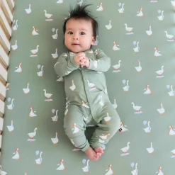 New Kyte Baby Romper in Silly Goose