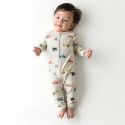Best Kyte Baby Romper in Vintage Truck