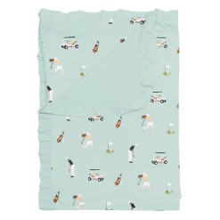 Hot Kyte Baby Ruffle Toddler Blanket in 0.5 Golf
