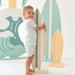 New Kyte Baby Short Sleeve Pajamas in Dew