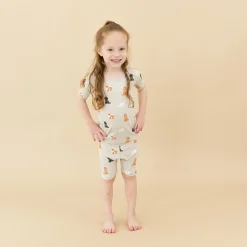 Sale Kyte Baby Short Sleeve Pajamas in Fluffy Dog