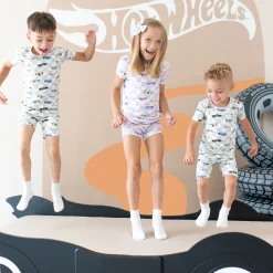 New Kyte Baby Short Sleeve Pajamas in Fast and Fierce