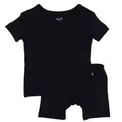 Hot Kyte Baby Short Sleeve Pajamas in Midnight