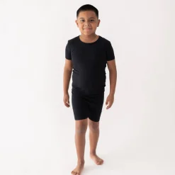 Hot Kyte Baby Short Sleeve Pajamas in Midnight