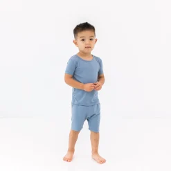 Discount Kyte Baby Short Sleeve Pajamas in Slate