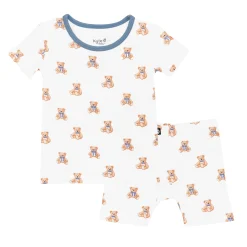 Sale Kyte Baby Short Sleeve Pajamas in Teddy Bear