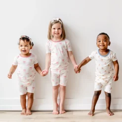 Sale Kyte Baby Short Sleeve Pajamas in Teddy Bear
