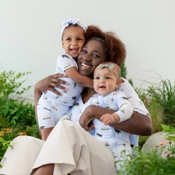 New Kyte Baby Short Sleeve Pajamas in Yosemite