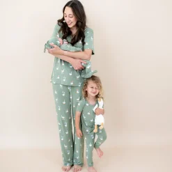Kyte Baby Short Sleeve with Pants Pajamas in Silly Goose
