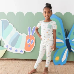 Discount Kyte Baby Short Sleeve with Pants Pajamas in The Very Hungry Caterpillar™ and Friends