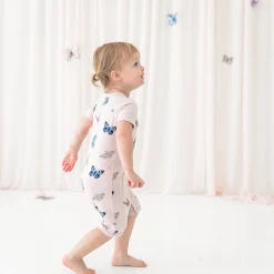 Online Kyte Baby Shortall in Blush Butterfly