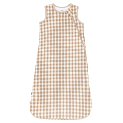 New Kyte Baby Sleep Bag in 1.0 Gingham Bisque