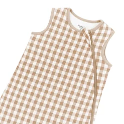 Hot Kyte Baby Sleep Bag in 2.5 Gingham Bisque