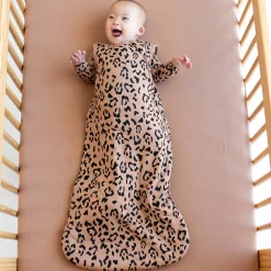 New Kyte Baby Sleep Bag in 1.0 Latte Leopard