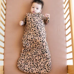 Clearance Kyte Baby Sleep Bag in 2.5 Latte Leopard