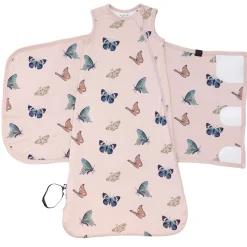 Clearance Kyte Baby Sleep Bag Swaddler in Blush Butterfly 0.5