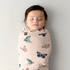 Clearance Kyte Baby Sleep Bag Swaddler in Blush Butterfly 0.5
