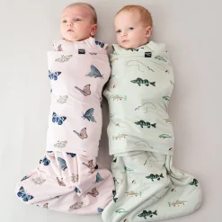 New Kyte Baby Sleep Bag Swaddler in 1.0 Fishing