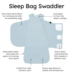 Discount Kyte Baby Sleep Bag Swaddler in 1.0 Fog
