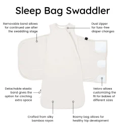 Kyte Baby Sleep Bag Swaddler in 1.0 Oat