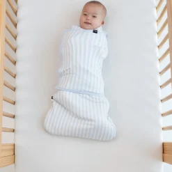 Kyte Baby Sleep Bag Swaddler in Small Mist Stripe 1.0