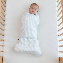 Kyte Baby Sleep Bag Swaddler in Small Mist Stripe 1.0