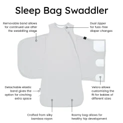 Discount Kyte Baby Sleep Bag Swaddler in 1.0 Storm