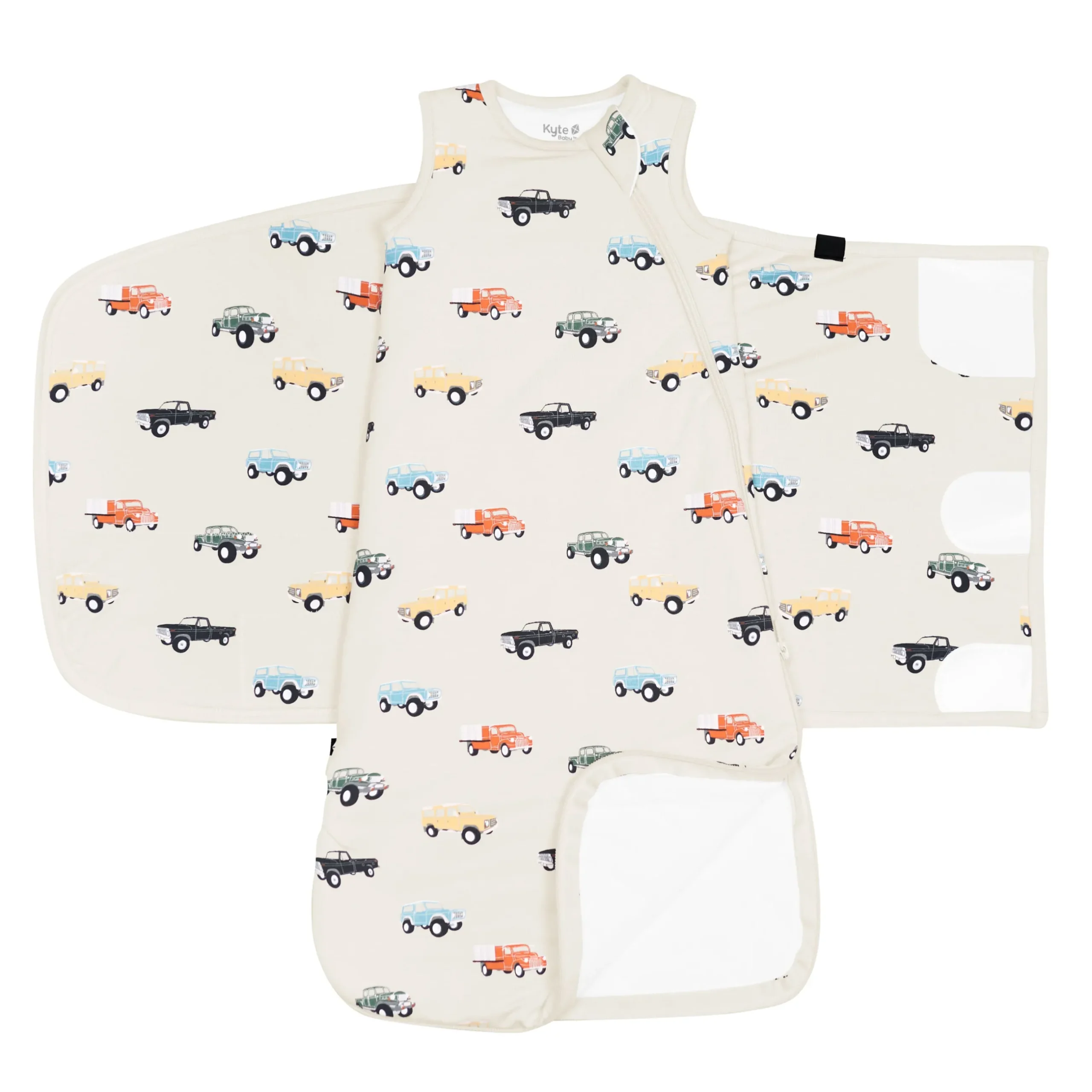 Hot Kyte Baby Sleep Bag Swaddler in 1.0 Vintage Truck