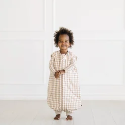 Kyte Baby Sleep Bag Walker in 2.5 Gingham Bisque