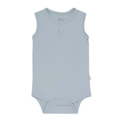 Hot Kyte Baby Sleeveless Bodysuit in Fog