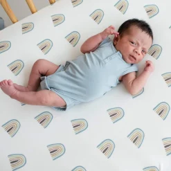 Hot Kyte Baby Sleeveless Bodysuit in Fog