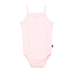 Hot Kyte Baby Spaghetti Strap Leotard in Sakura