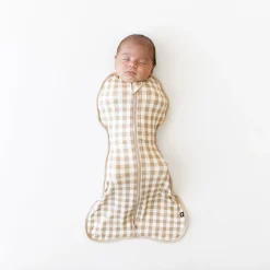 Best Kyte Baby Swaddle Bag in 0.5 Gingham Bisque