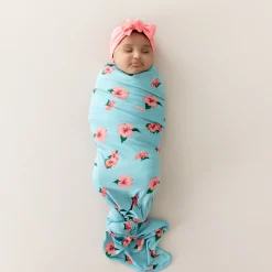 Discount Kyte Baby Swaddle Blanket in Hibiscus