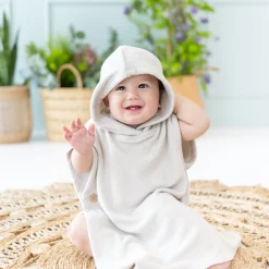 Online Kyte Baby Swim Poncho in Oat