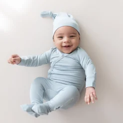 New Kyte Baby Take Me Home Set with Cap in Fog