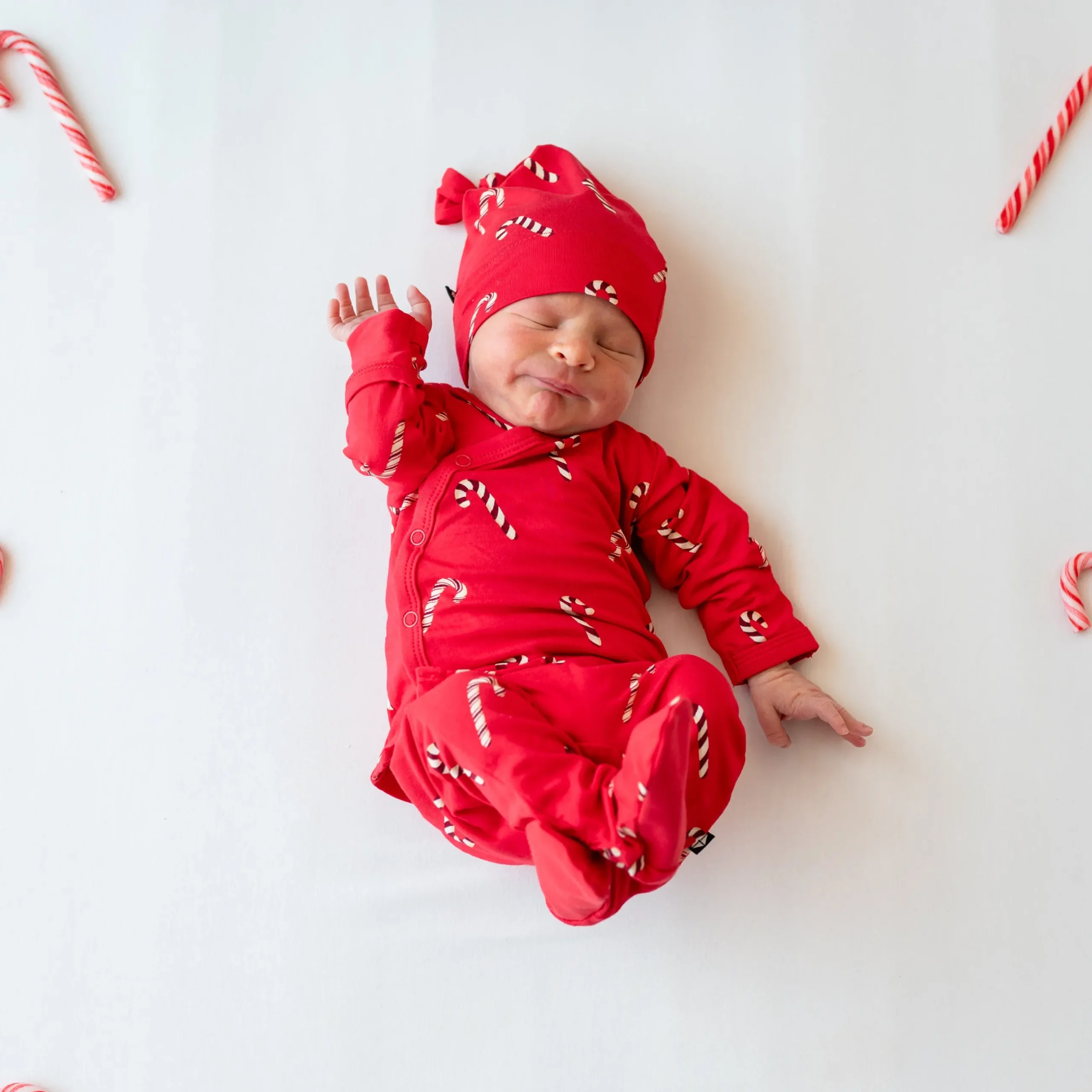 Hot Kyte Baby Take Me Home Set with Cap in Candy Cane