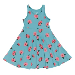 Kyte Baby Tank Twirl Dress in Hibiscus