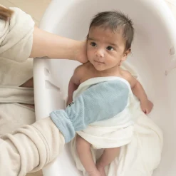 Sale Kyte Baby Terry Bath Mitt in Fog