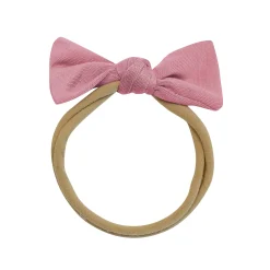 Outlet Kyte Baby Tiny Nylon Bow in Apple Blossom