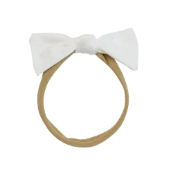 Outlet Kyte Baby Tiny Nylon Bow in Cloud