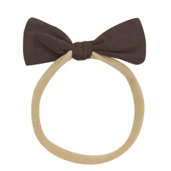 Best Kyte Baby Tiny Nylon Bow in Espresso