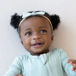 Online Kyte Baby Tiny Nylon Bow in Sage