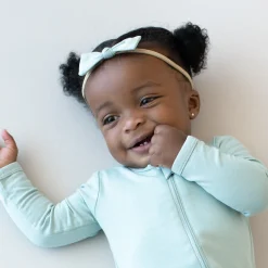 Online Kyte Baby Tiny Nylon Bow in Sage