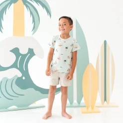 Discount Kyte Baby Toddler Basic Tee in Dew Surf