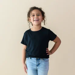 New Kyte Baby Toddler Basic Tee in Midnight