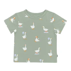 Hot Kyte Baby Toddler Basic Tee in Silly Goose